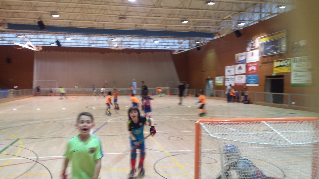 Aquest diumenje per la tarda, #hoquei al pavelló de #spribes