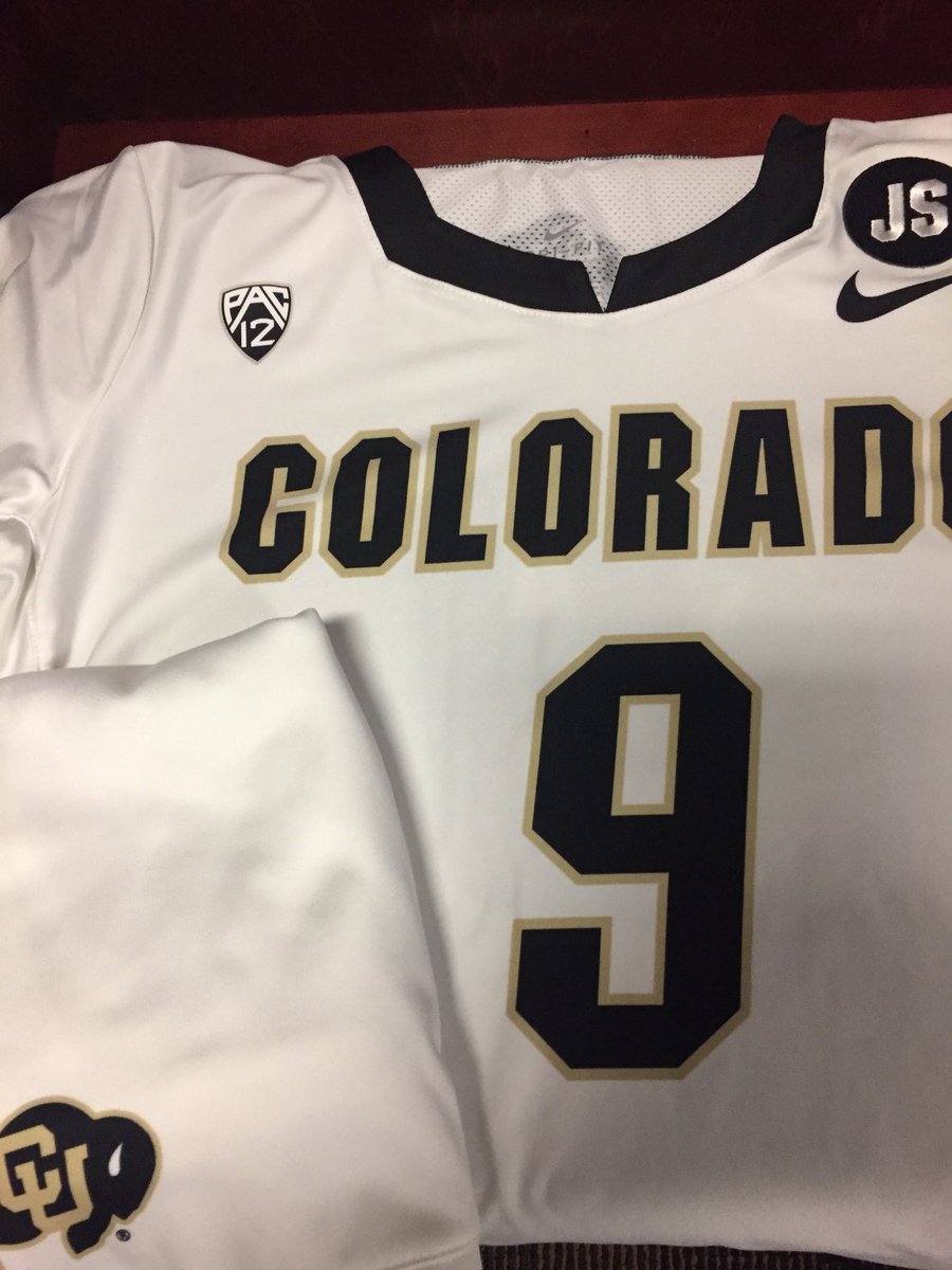 CUEquipment's tweet image. Keeping with the all white today for @CUBuffsWLax #JS15
