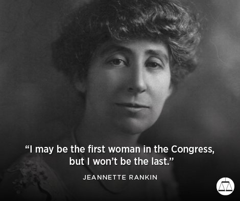 Crmc S Tweet On This Day In 1917 Jeannette Rankin Become The