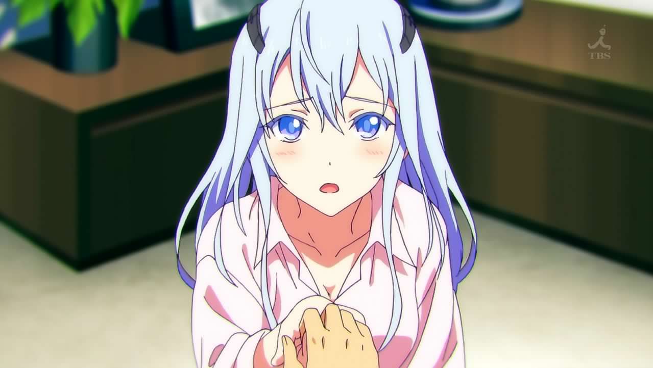 Aranime Beatless 7話 Boy Meets Photography レイシアへの新しいモデルの仕事は 人間とhieの新たなる関係性を提案する Boy Meets Girl レイシアはどこか無表情だと思ってたけど 今回顔を赤らめる様子を見て印象が随分と変わった これは