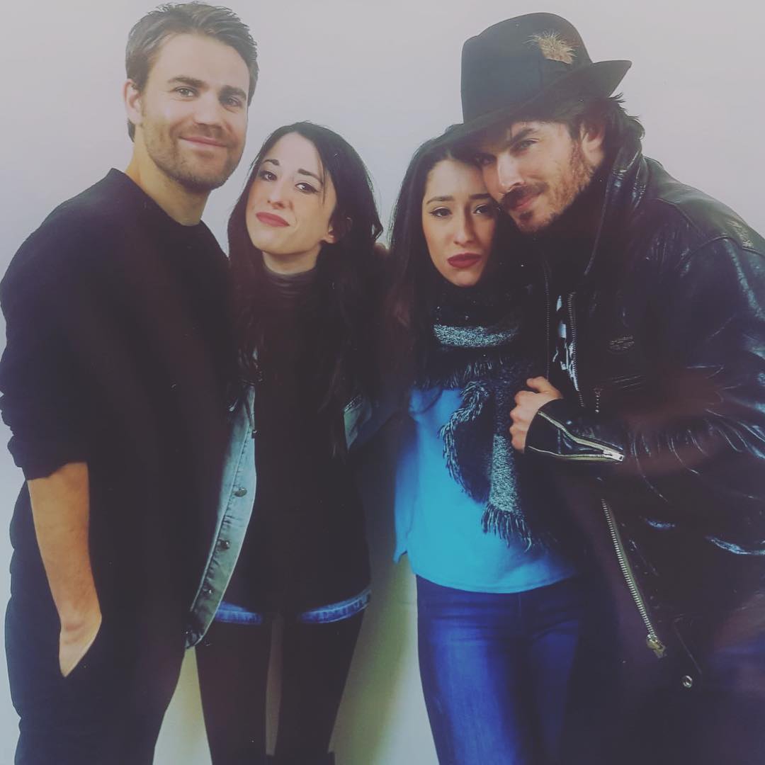 yhushyuan's tweet image. #GoodbyeCon @iansomerhalder &amp;amp; @paulwesley with fans 😍📷nina9__9 (IG)
