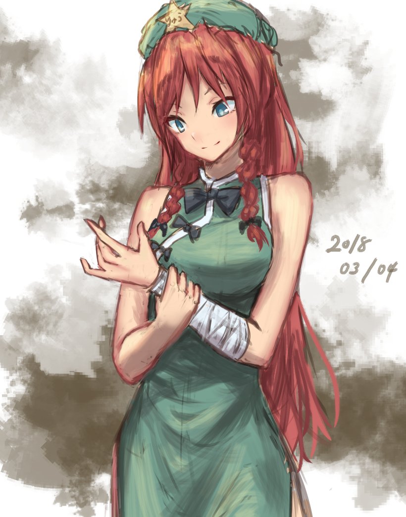 紅美鈴 「美鈴 #深夜の真剣お絵描き60分一本勝負 」|ろけのイラスト