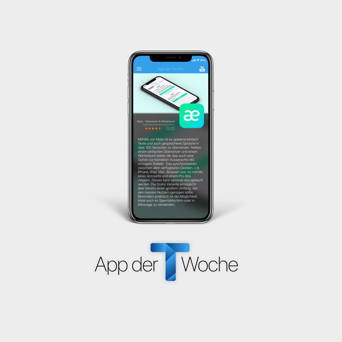 NilsHendrikWelk's tweet image. Mit der aktuellen App der Woche @matetranslate könnt ihr einfach Texte und gesprochene Sprache übersetzen. 💬🔈Nutzt ihr Übersetzungsapps und wenn ja, welche?🤔
__
Jetzt direkt über die iTutorial App laden und Punkte sammeln -> goo.gl/qySYQH #iTutorial