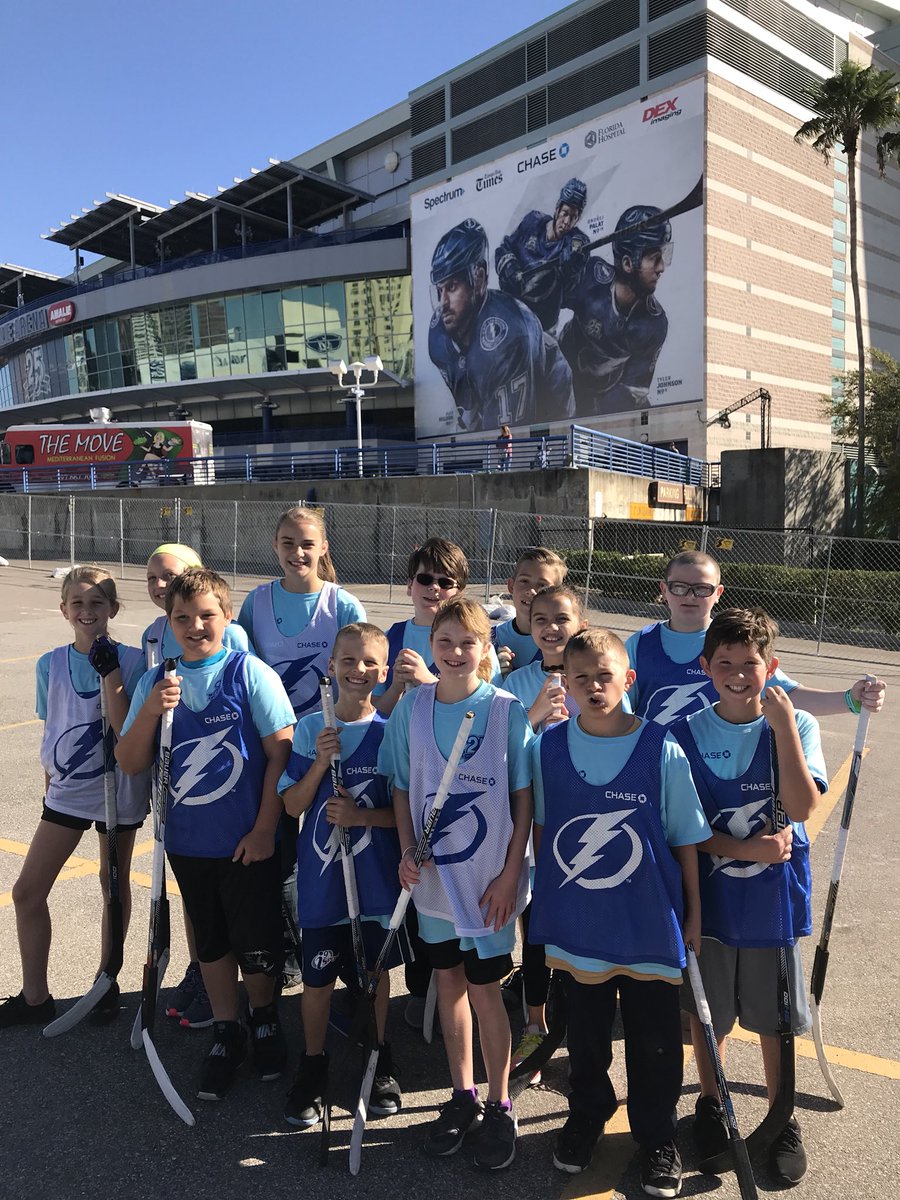 Hockey Day in Tampa Bay. Let the games begin. Go CWTES! <a href="/CWTESPrincipal/">Julie Marks</a>