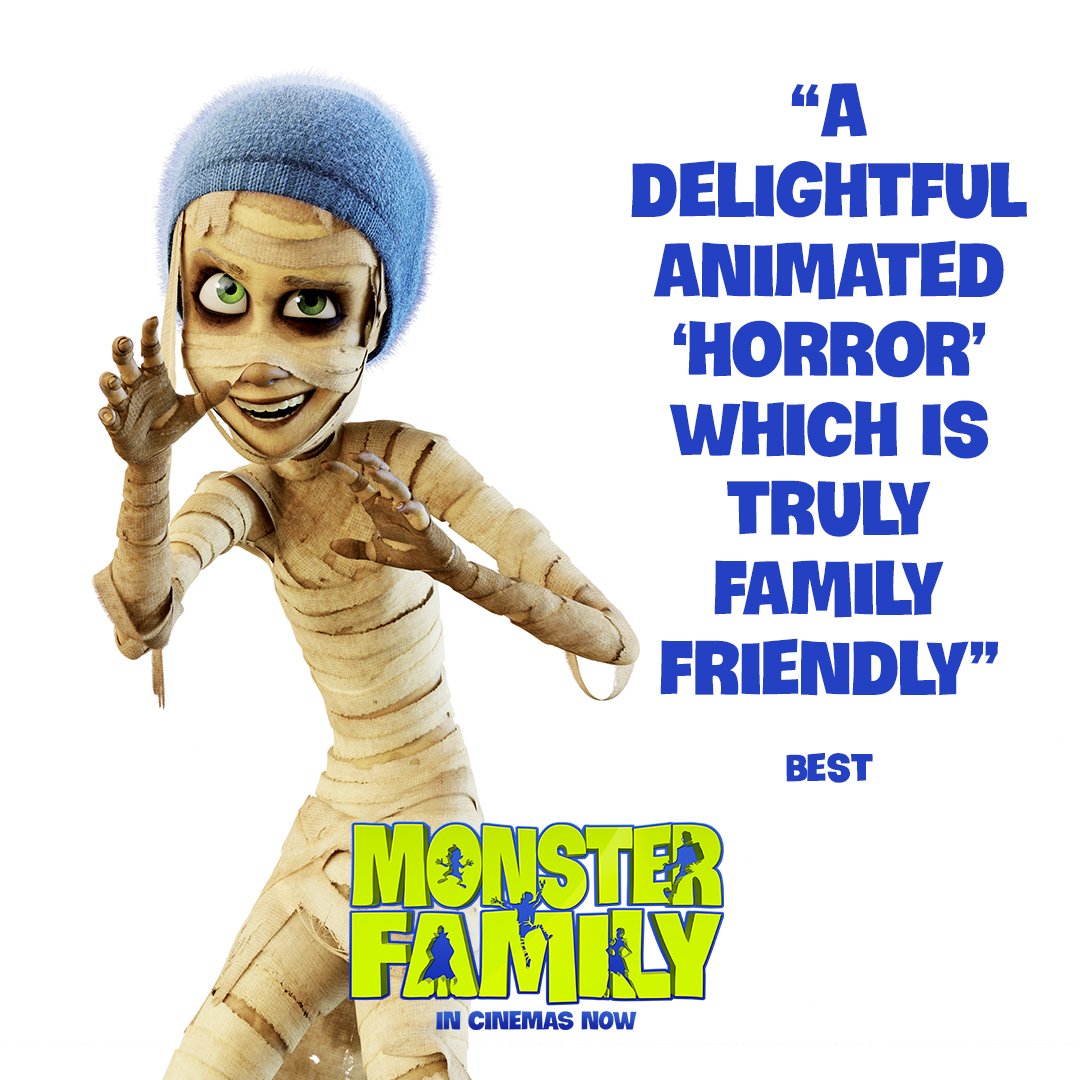 See the family movie <a href="/BestMagOfficial/">Best magazine</a> calls "delightful" - in cinemas now! #MonsterFamily