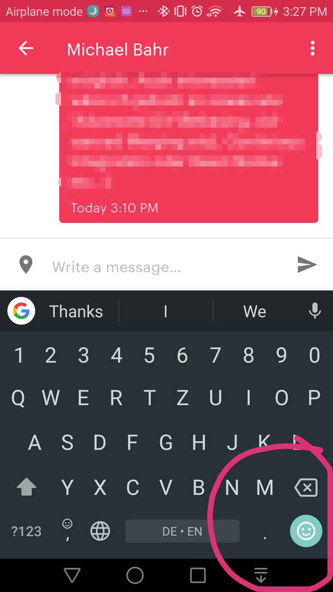 felix_codes's tweet photo. Just realized that the @Meetup Android App doesn't allow the user to do line breaks, there's just the emoji button instead of the usual enter button...🙄😑
#UserExperience #uidesign #uxdesign #Meetup #pleasefixthisbug https://t.co/ScYRPVkHPh