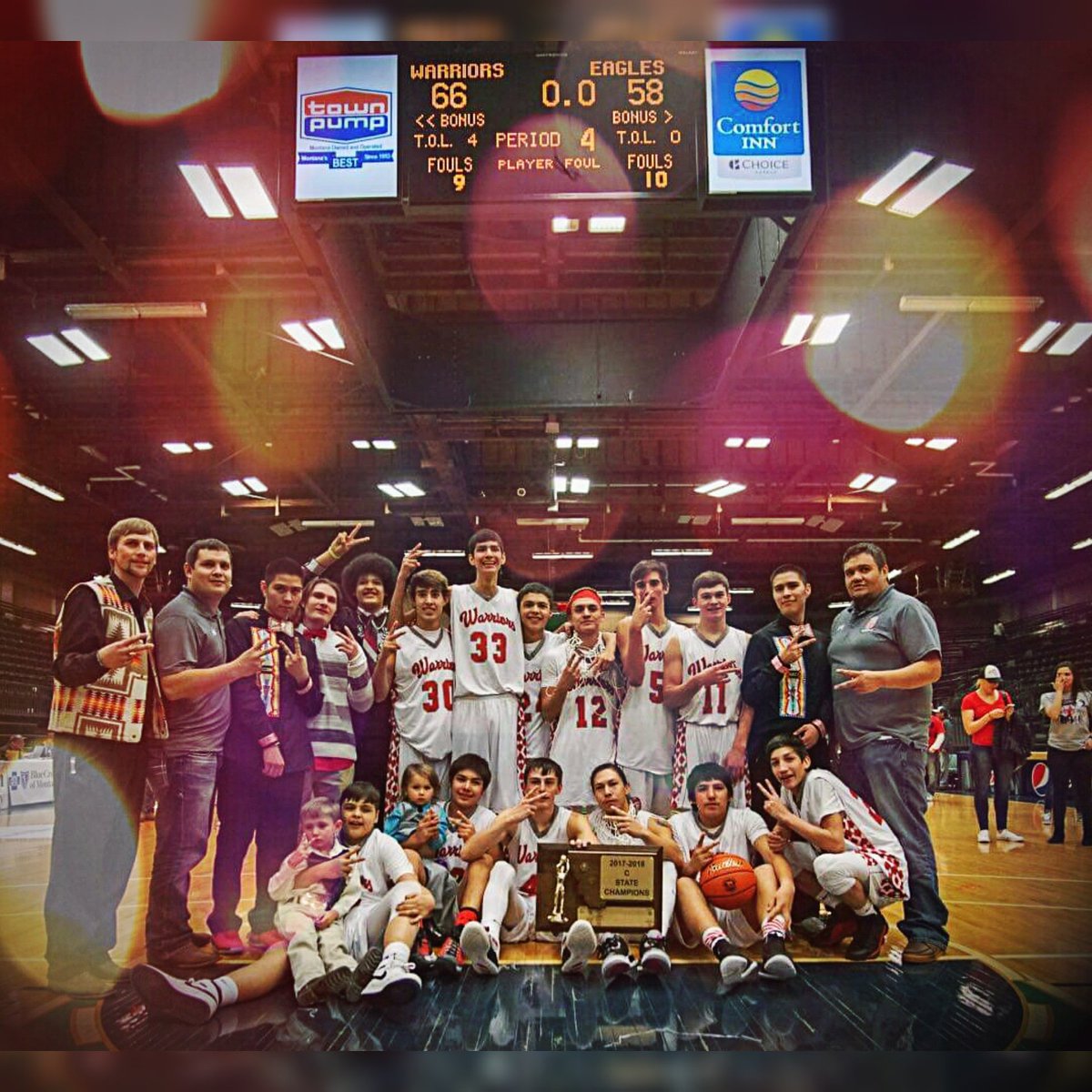 native_edge's tweet photo. 🏆🏆CHAMPIONS: Congrats To The Arlee Waariors On BeComing Back to Back Class C Boys Montana State Champions! They Finish The Season Undefeated At 26-0 Continuing Their Win streak From Last Year With 46 Straight Wins!
 #ArleeWarriors #NativeHoopers https://t.co/zzwDrW2oDi