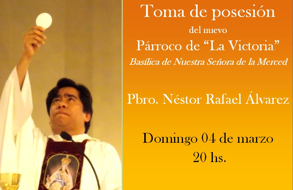 lamercedtuc's tweet photo. #BuenDomingo #TomaDePosesion #PadreAbel #LaMerced #Tucuman https://t.co/PRjX7x0hLO