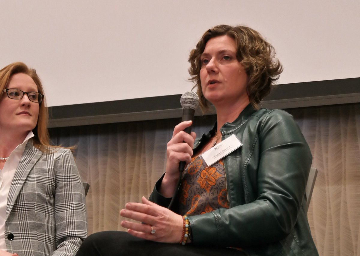 TippieIowa's tweet photo. Wisdom from the Tippie Women Summit:

Founder and owner of Peace Tree Brewing Megan McKay (BBA99; MBA05) spoke about taking risks:

✅ Have a great team.
✅ Rally outside advisors.
✅ Focus on successes.
✅ “It’s scary. You’ll cry.” 
✅ Go for it. 

#TippieWomen 
#AlwaysAHawkeye https://t.co/HuOhxvakWX