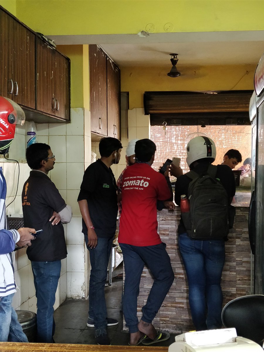 nisha_sullia's tweet photo. The norm in today's restaurant... More pick up boys than direct customers! https://t.co/TznjnHMxtA