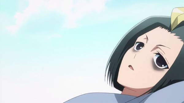 チョコラ アニメ話より 病院の屋上の天若父娘 アニメ 双星の陰陽師 天若清弦 音海繭良