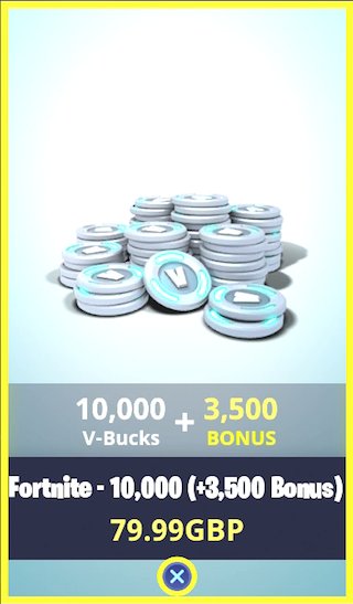 *10K VBUCKS GIVEAWAY*

Giving Away 10K VBucks (Any Platform) Winner Announced March 11th!

How to enter

1) RT this
2) Follow me

Good luck!