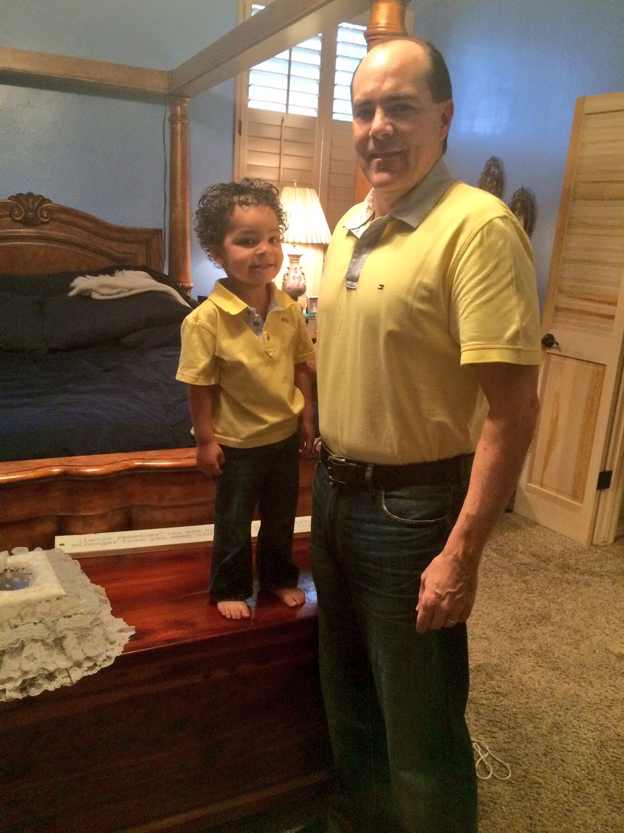 LaurieBeth14's tweet photo. Look who is matching for church! 😍Dreyden loves his PopPop! https://t.co/RCk0btZ1mm