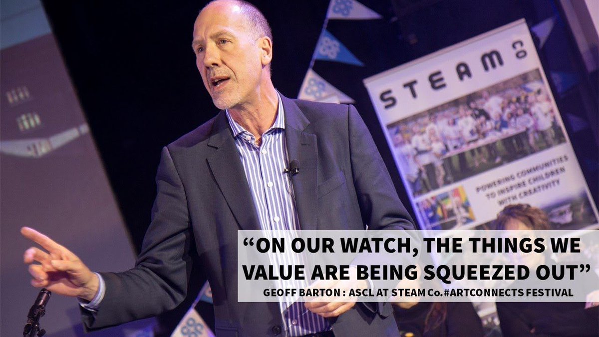 RealGeoffBarton's tweet photo. The arts as a social mobility birthright: the video of my talk at the #ArtsConnects event last week:  https://t.co/T1IZlsVz6O https://t.co/hG5SAyaNxJ
