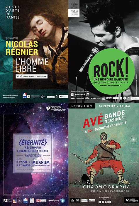 levoyageanantes's tweet photo. De grandes expos dans les musées nantais profitez de ce dimanche #gratuit pour les découvrir
Expos bientôt terminées :
Nicolas Régnier @MuseeArtsNantes 
Éternité au museum 
expos qui commencent :
Rock ! @ChateauNantes 
Avé Bande Dessinée @LeChronographe 
https://t.co/fGWDpCwh8l https://t.co/Fz3XPYCQCN