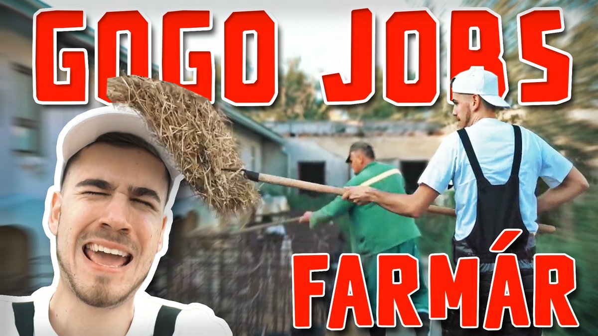 GoGoManTweet's tweet photo. Žiadny VLOG, žiadny Let's Play... ale nová SHOW! :) Pilotný diel ku sérii GoGo Jobs, kde si vyskúšam aké je to pracovať 1 deň na farme :P #GoGoJobs #InternetGeneration
- - - - - - https://t.co/filY4j3Axt - - - - - - https://t.co/hZfP1TwNAF