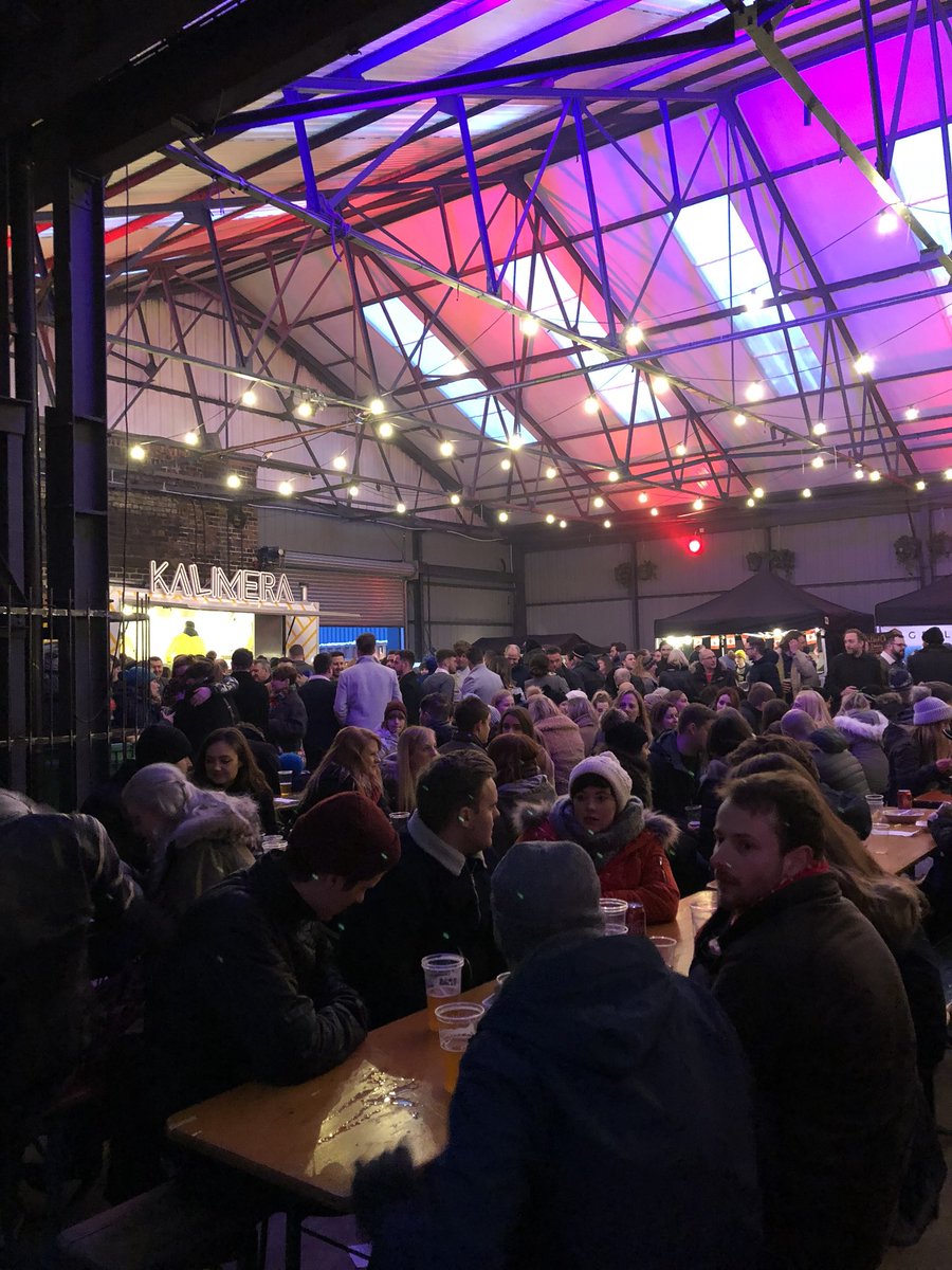 Worth venturing out in’t cold for @peddlerMKT. Great food choices and atmosphere