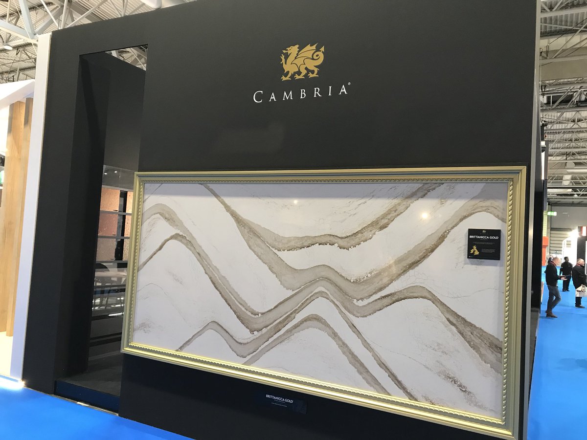 kz_johnson's tweet photo. It’s showtime @kbblive! The snow is melting &amp; temps are rising. Swing by to see @CambriaSurfaces and all our newest designs. #WeAreCambria #granitegraniteltd #kbb18 https://t.co/Mxcu27d8MO