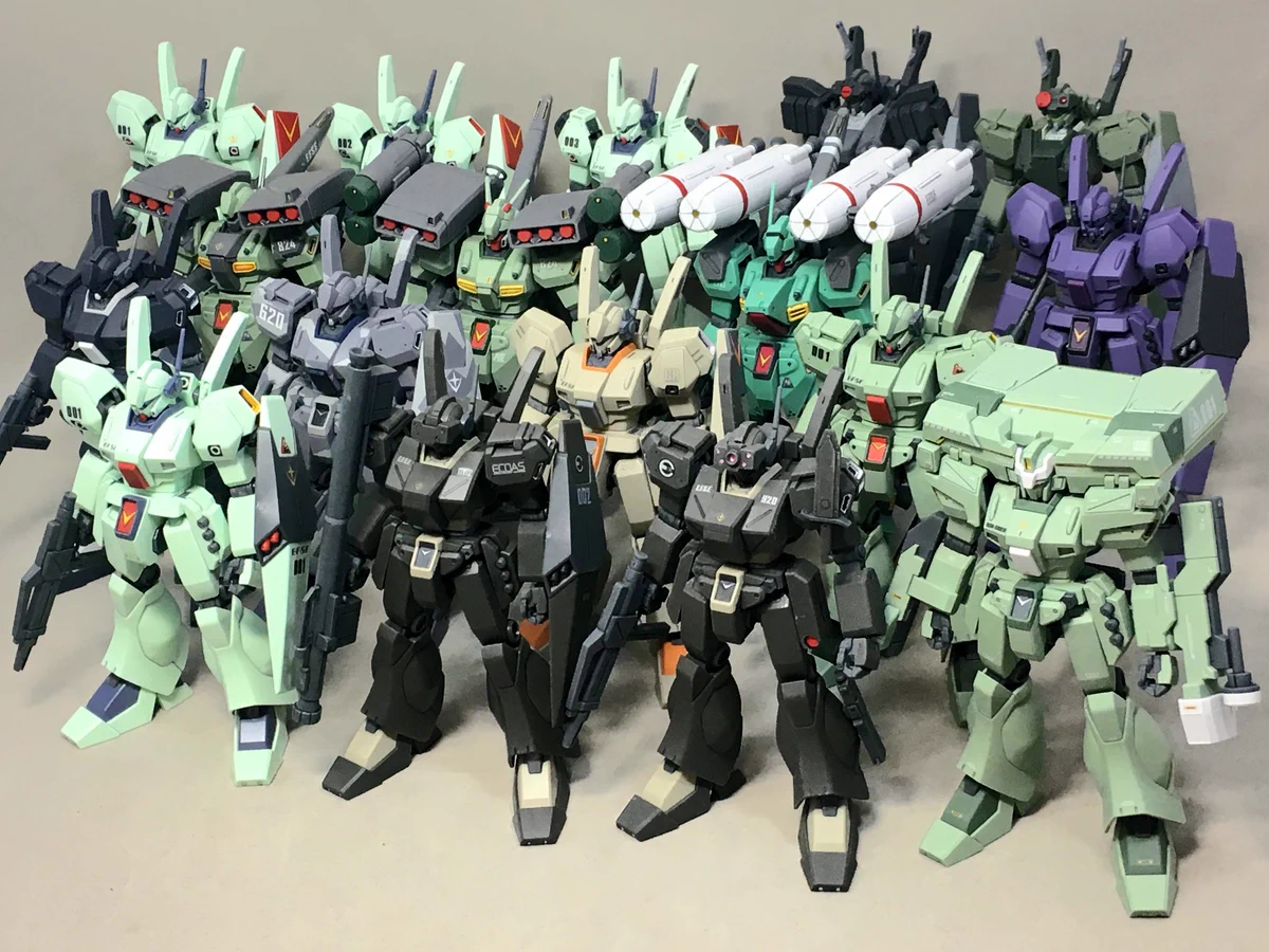 HG ジェガン バリエーション ７種セット f.a.たちばな on X: 