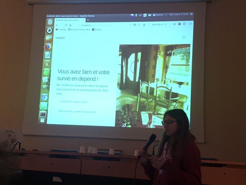 datactivi_st's tweet photo. 3ème projet : l’Ardeche dont vous êtes le héros. Proposer des parcours touristiques avec des histoires, découvrir de nouveaux lieux. #Hack07 #OpenDataDay https://t.co/KbrBgGEsUf