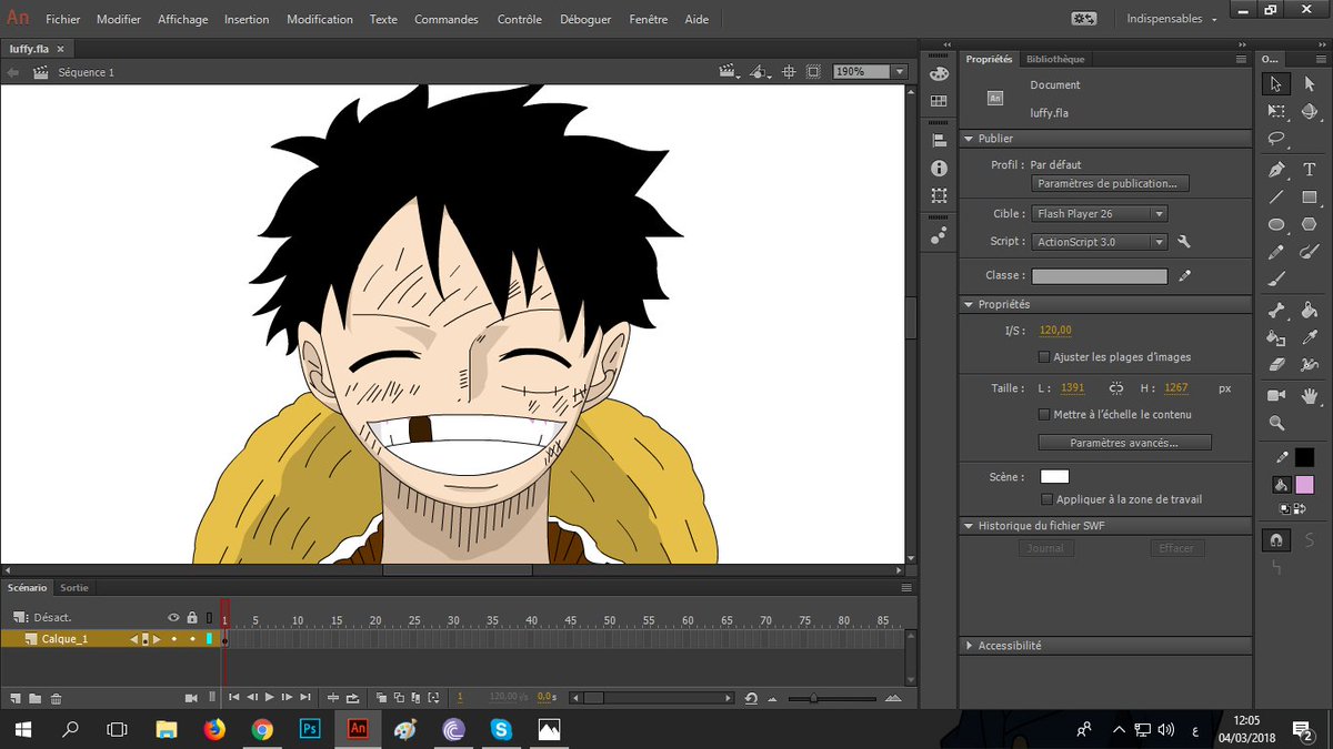 Bushidolord's tweet photo. Luffy was drawn (y)
#ADOBE_ANIMATE https://t.co/0zp8hopozj