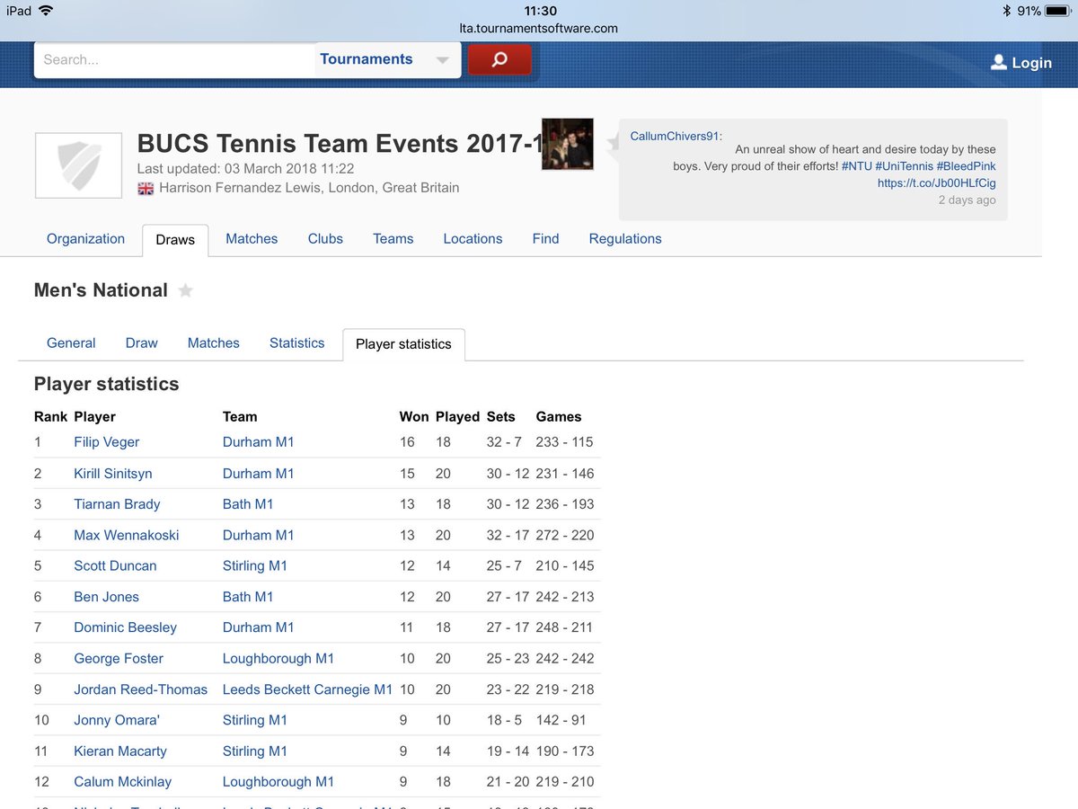 millfieldtennis's tweet image. Good to see OM @Bradyboyx3 ripping it up in the top British Uni Tennis League for @TeamBathTennis #goodworkskip #loopline @TennisCardiff