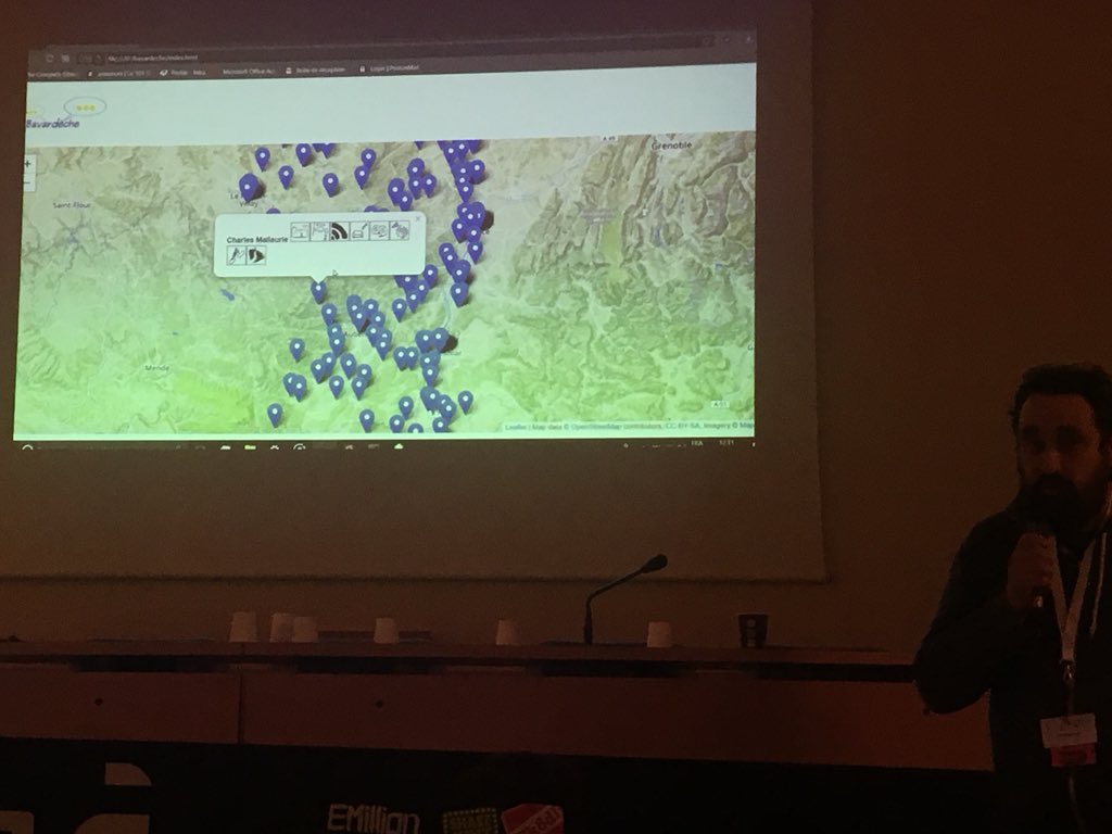 datactivi_st's tweet photo. 6eme projet : Bavardeche, trouver une solution au tourisme de masse et fidéliser les visiteurs. Tourisme de proximité convivial fondé sur le volontariat. #hack07 #OpenDataDay https://t.co/PrnfauZDcz