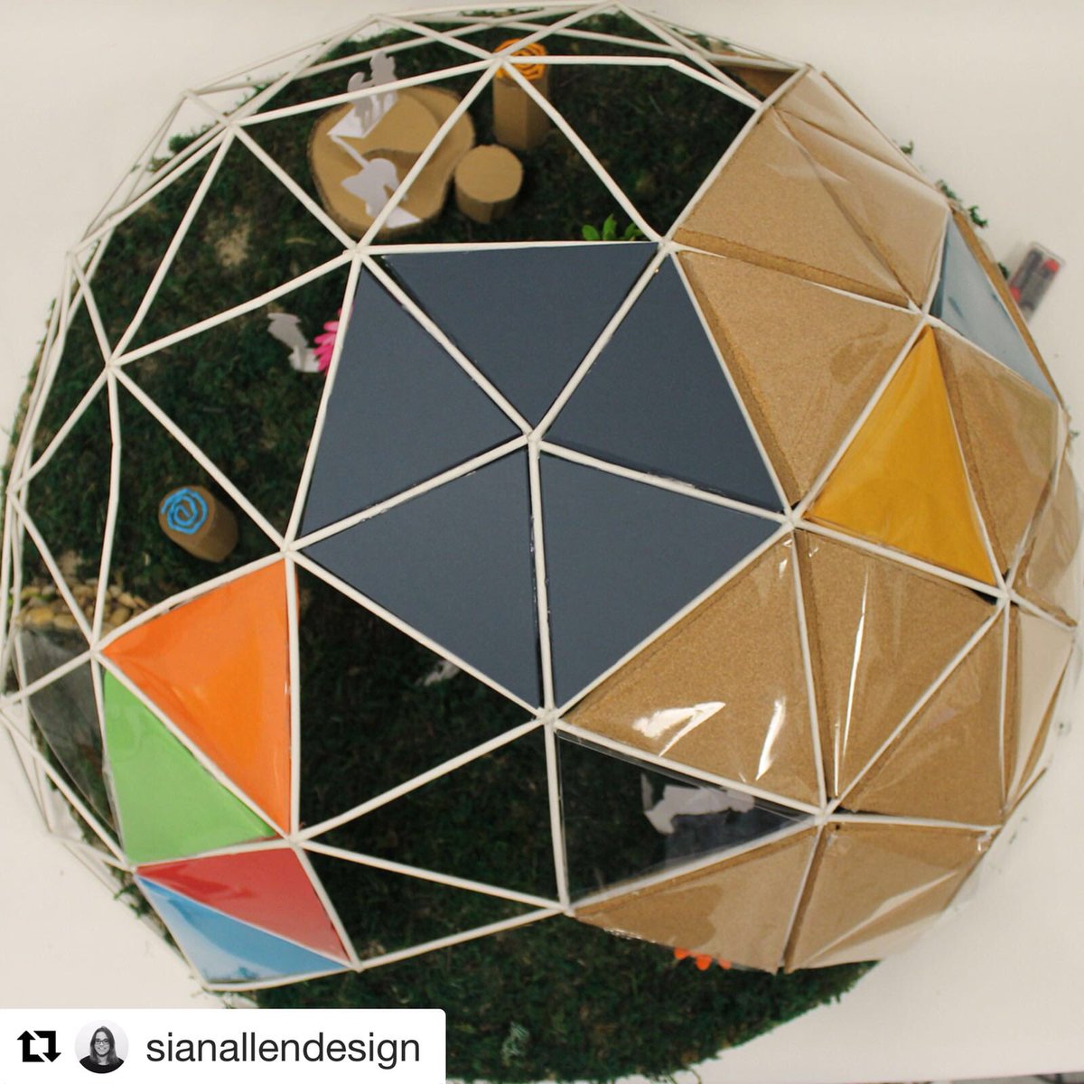 CovID2018's tweet photo. @sianallen_ 1:10 scale model for my final major project, a playful learning environment for children with autism to develop social, motor, cognitive and sensory skills. #reshapingID #covid18 #reshapingproduct https://t.co/42w1QtIz1R