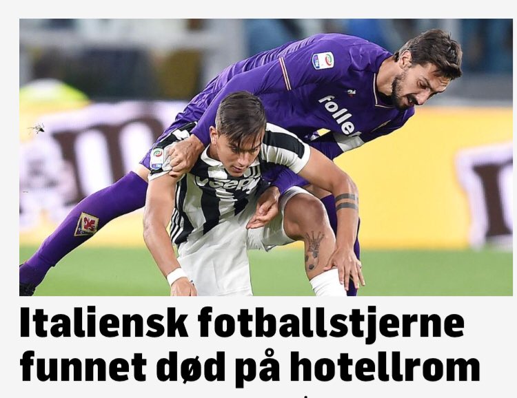 EvenBraastad's tweet photo. Grusomt uspiselig sak å lage clickbait på, @2sporten. Hadde holdt lenge med et bilde med fokus på Astori alene akkurat nå. https://t.co/a6Ryoh8Wxy