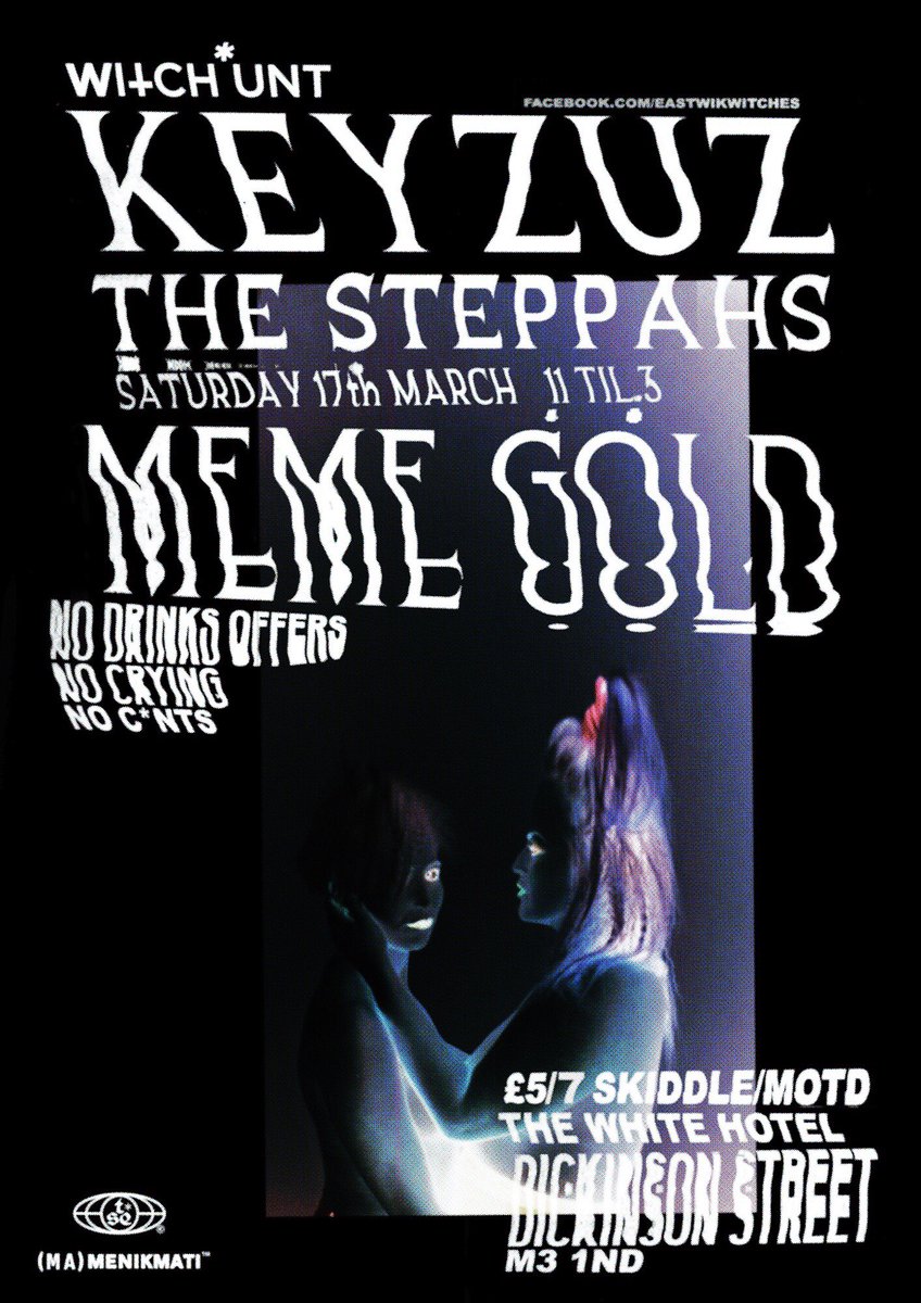 We’re back! Join us on March 17th at The White Hotel.
All details here: skiddle.com/e/13158588/