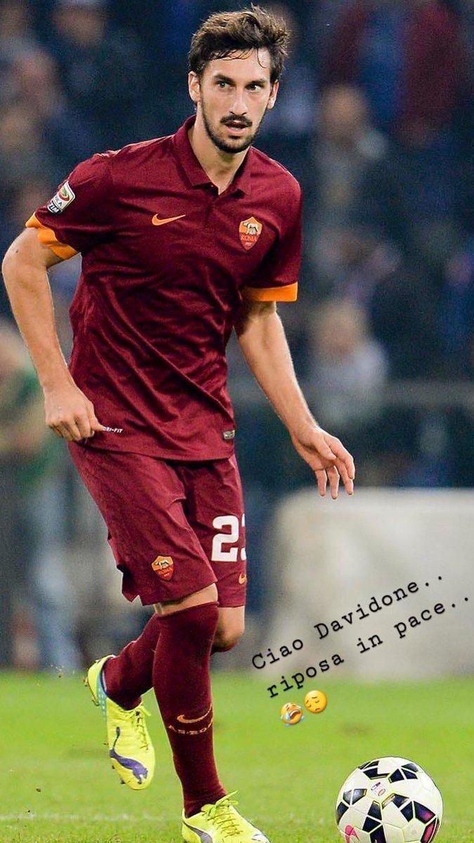 robzavv's tweet photo. Non ci sono parole per descrivere questo momento.. solo tanta amarezza e tristezza. Ciao Davidì, non smette de giocà a pallona neanche lassù. Riposa in pace, me raccomando.
#astori https://t.co/ZmEyTdMjLQ