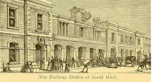 Railwaypast's tweet photo. North Wall Railway Station, Dublin https://t.co/GEuiNkMYwB