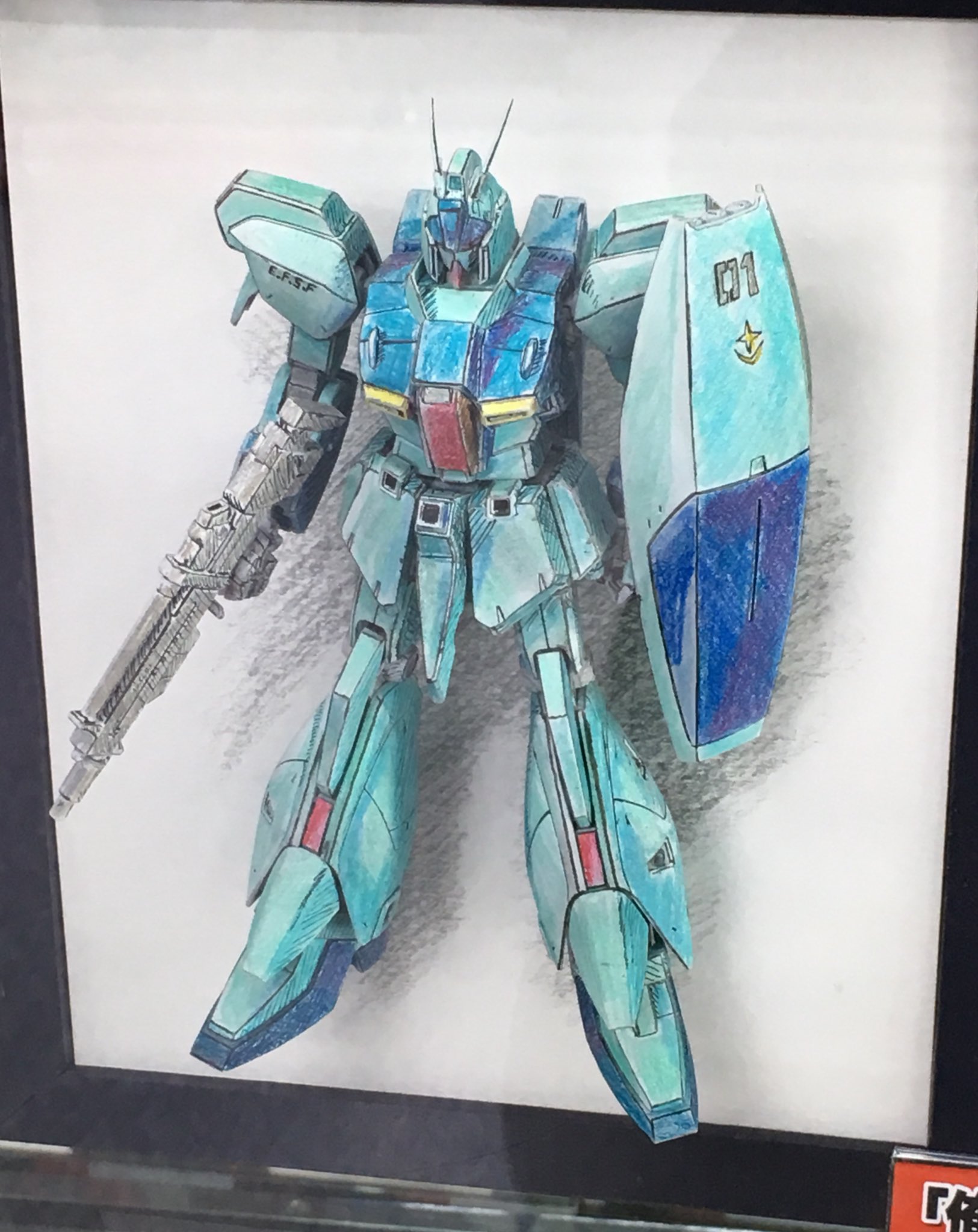 プロの仕業 ヨドバシカメラに絵のように見えるガンプラが展示されている 話題の画像プラス プロの仕業 ヨドバシカメラに絵のように見えるガンプラが展示されている 話題の画像プラス
