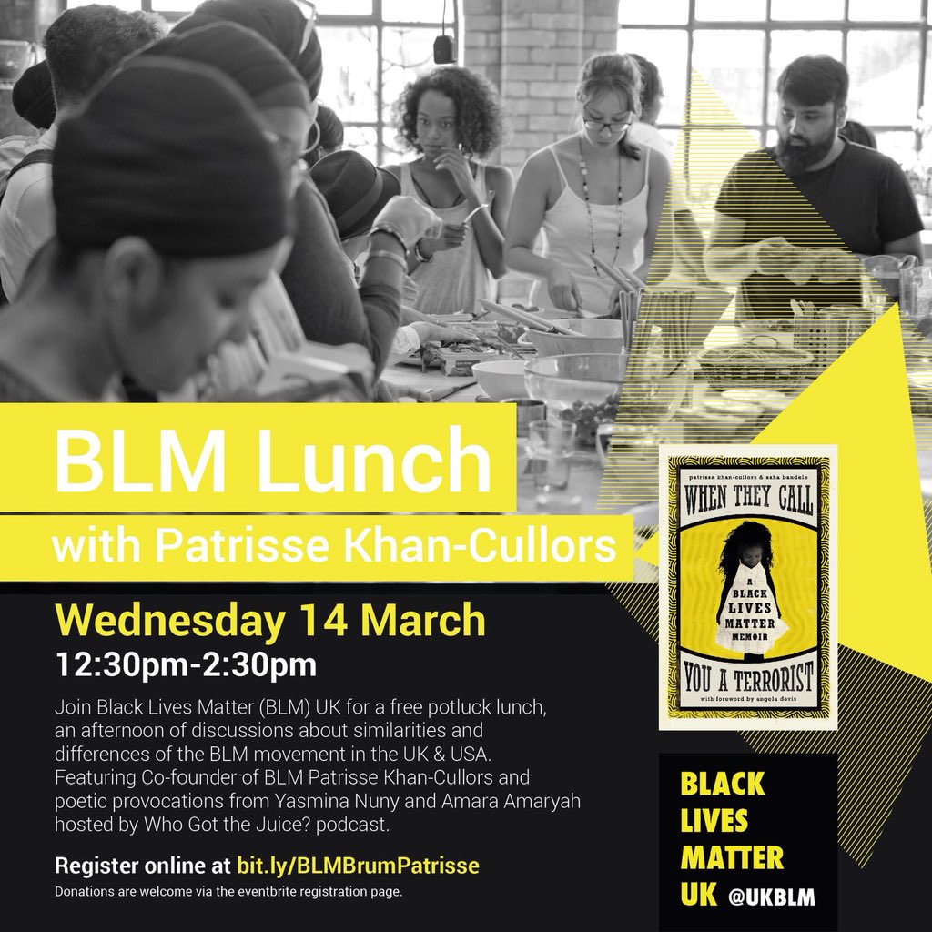 aliyahhasinah's tweet photo. First and foremost these Birmingham @ukblm events are for black people. So snatch a ticket because this shit is for us by us and we’ve got movement fi mek. 

Come through to @ImpactHubBrum 
Free food
Donation tickets 
BLM co-founder talks
Supporting local artists

Tell a bredrin https://t.co/ld8SyXV8hp