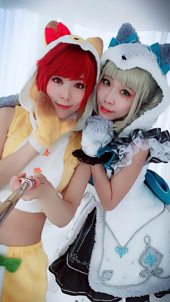 s_satoimo's tweet photo. ひづきさんとアイカツ合わせしてきたよ😍
かえゆりのもこもこウィンターアニマル🐾🦊🎀 https://t.co/r67RLMdjIz