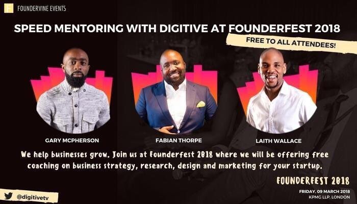 FLOTUK's tweet photo. .@digitivetv will be offering free 1-1 business coaching and advice at #Founderfest2018 to all attendees! First come first serve.

Don’t miss out! Full programme and tickets available here: https://t.co/NvlyG8O3SG

RT https://t.co/ohRmfDZOIh