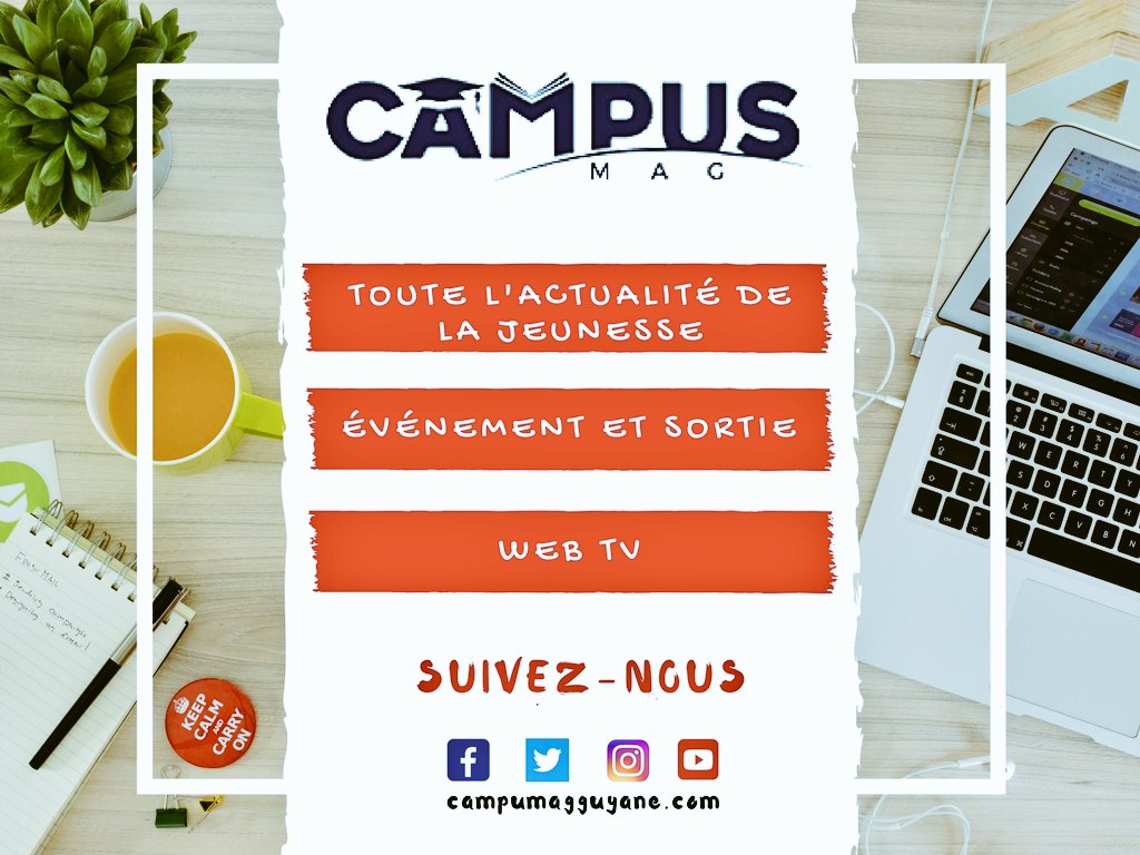 campusMagGuyane's tweet photo. #Follow https://t.co/qKQ9XBpnH0