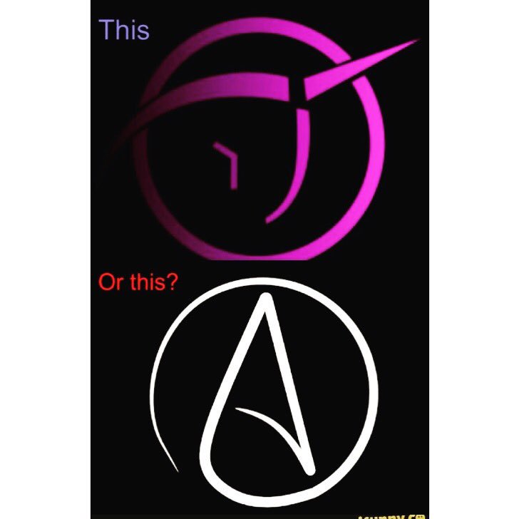 IPUORG's tweet photo. Both are fine - no need to be dogmatic π
#ipusymbol #invisiblepinkunicorn #ipu #atheism #dontbeinvisible #atheistsymbols https://t.co/5Vu20ophFG