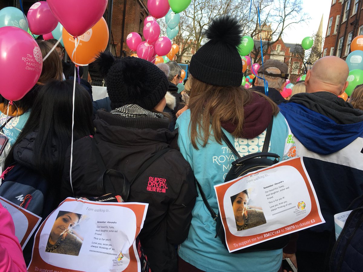 ASalestrust's tweet photo. 7 miles in with the All for Al team  for @royalmarsden #MarsdenMarch 🎈🎈🎈 https://t.co/F6Vfty8jdH