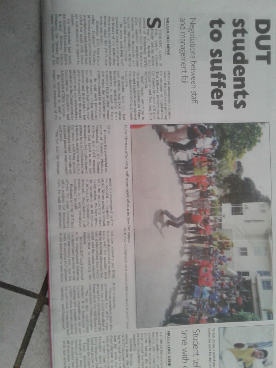 NxasaneMpendulo's tweet photo. #DUTMatters asifundi even this week..😭 https://t.co/H25kPnip9T