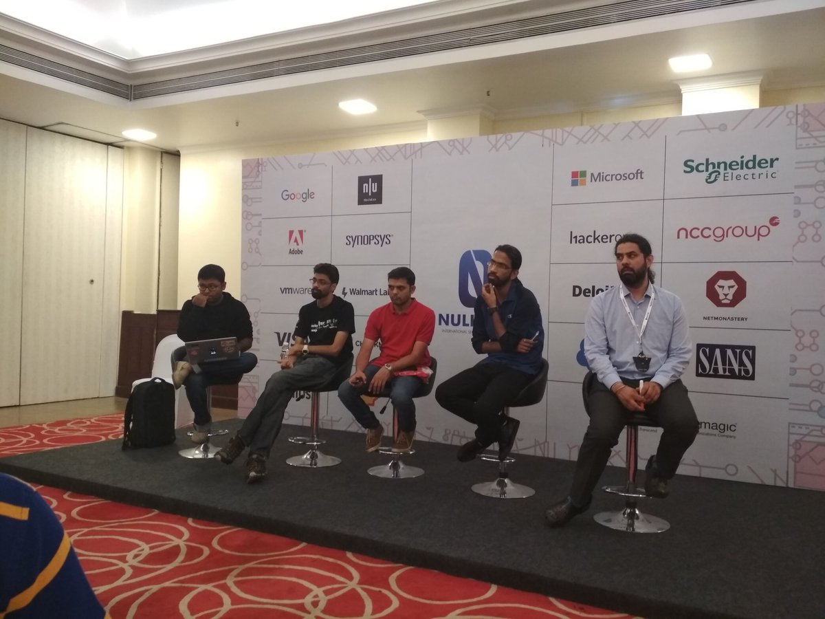 x30r_'s tweet photo. null global meet.
Really great to meet the chapter leaders, moderators and the entire team at nullcon #null #nullcon #Nullcon2018
@Sandy1sm @ajithatti @anantshri @aseemjakhar https://t.co/Cr3owFqBk4