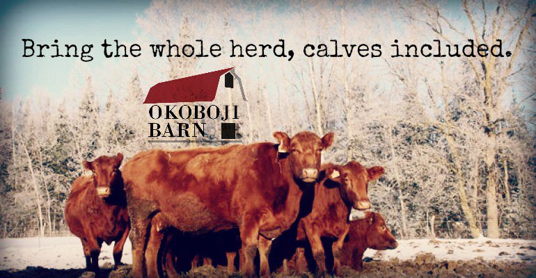 RollingOaksBarn's tweet photo. We swing these barn doors open at noon for an afternoon of popcorn, peanuts, nachos, board games, pool, darts and juke box.

Herd on over!

#rollingoaksbarn #okobojibarn #rusticiowabarnvenue https://t.co/cqmPkDo7FJ