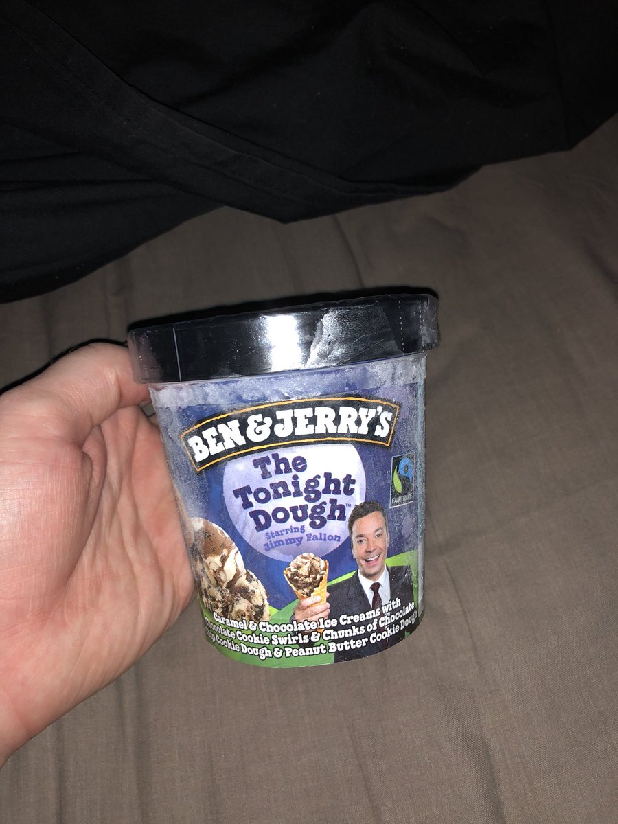 Tr0ji's tweet photo. Best thing to ever exist 😍 @jimmyfallon @benandjerrys @BenAndJerrysOz https://t.co/FmBSkxupew