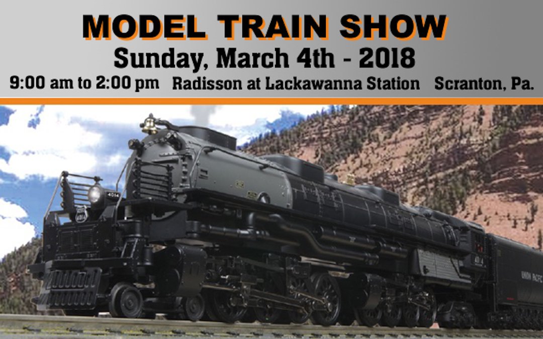 Scranton Model Train Show Today... 3/4/18. Radisson Hotel @ Lackawanna Station. Downtown, Scranton. #scranton #NEPA #TRAINSHOW