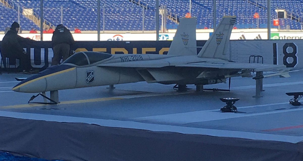 RobbDunn's tweet photo. Special thanks to the @NHL staff who went #ALLIN in their presentation, including their own aviation calls signs for #StadiumSeries Thanks again Cilantro, Skip, Scriminator, Cheddah, Venti &amp; company for everything you did to turn our humble memorial into an amazing hockey venue. https://t.co/dx1byikLPc