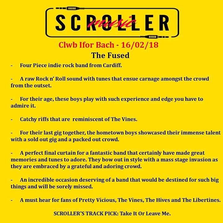 TheFusedUk's tweet image. Thank you @scrollermusic for the kind words about our headline gig. Give them a like and check out the other reviews they have done.

We may have finished gigging but something beautiful is brewing...