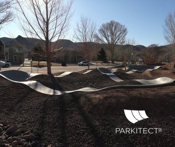 PARKITECT_AG's tweet photo. Our friends at @american_ramp have just completed a beautiful facility for the lucky locals of #Caliente, NV that includes a PARKITECT #modularpumptrack for #allwheelsallages #pumptrackalicious https://t.co/rRvgTp0uvj