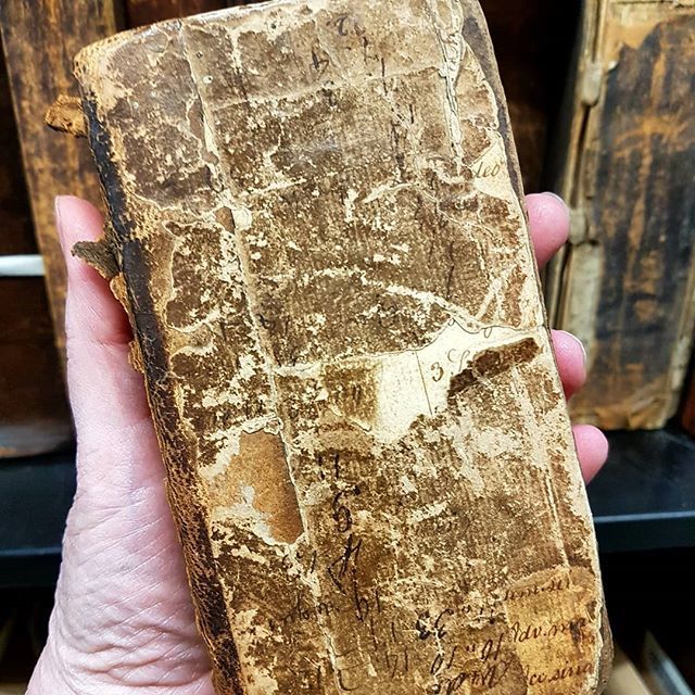 jordan_library's tweet photo. Published in 1701, this Greek New Testament has marginal notes and a manuscript cover.
#bible
#biblecollection #rarebooks #specialcollections #18thcentury #queensulibrary https://t.co/kx67jm9Gdn https://t.co/HzyrMvtsrL