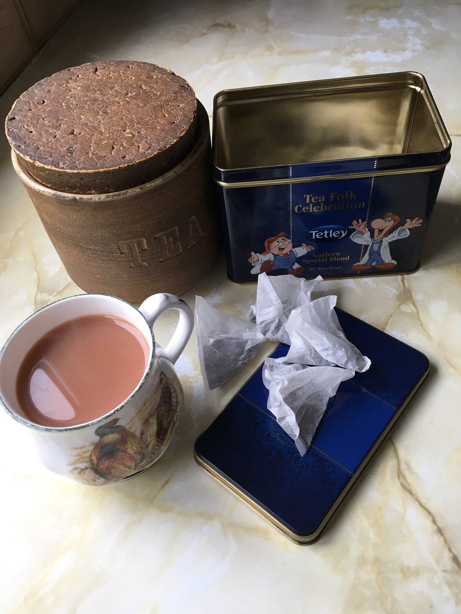 Jan_Lentzos's tweet photo. Weโve run out of Yorkshire Tea ๐ฑ but found some old PG Tips triangle bags in a Tetley tin at the back of the pantry ๐ #TrueStory โ๏ธ
#Tea #CupOfTea #YorkshireTea #TetleysTea #PGTipsTea #AlwaysTimeForTea #TeaDrinker #TeaLover #LoveTea #TeaTime #InstaTea https://t.co/xScSIoWrhu