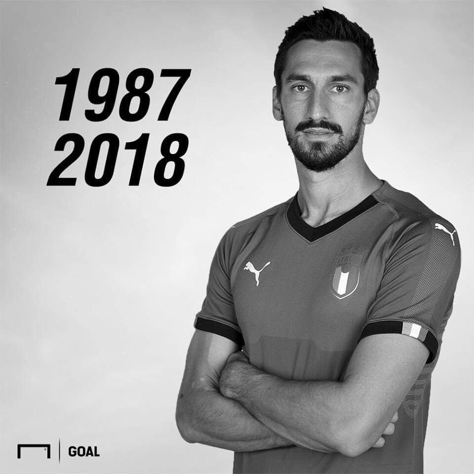 fc_wit's tweet photo. R.I.P. #Davide #Astori
It is with great sadness that we offer our deepest condolences to his family and to ACF #Fiorentina

@acffiorentina https://t.co/lcHyWyl7oW